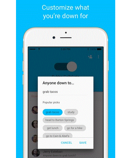 Who’s Down: Mạng xã hội hẹn hò của Google. 