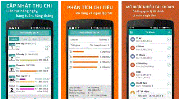 Quản lý thu chi trên Android cùng phần mềm thuần Việt MISA 