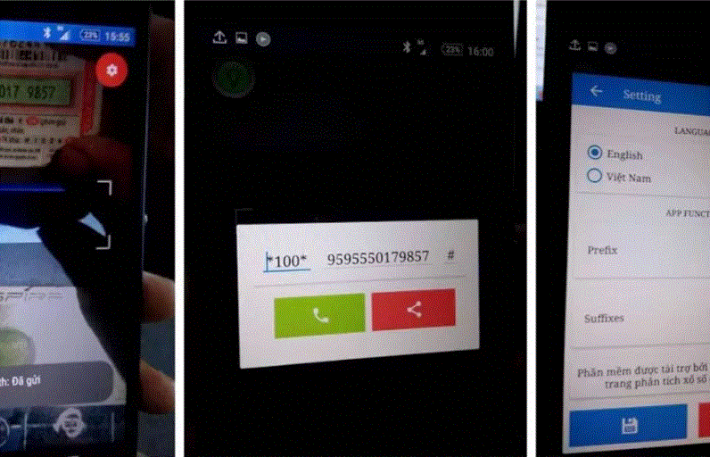 Ứng dụng nạp thẻ điện thoại bằng cách chụp thẻ