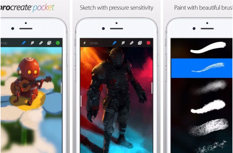 Tải miễn phí ứng dụng đồ họa Procreate Pocket cho iOS trị giá 2,99USD