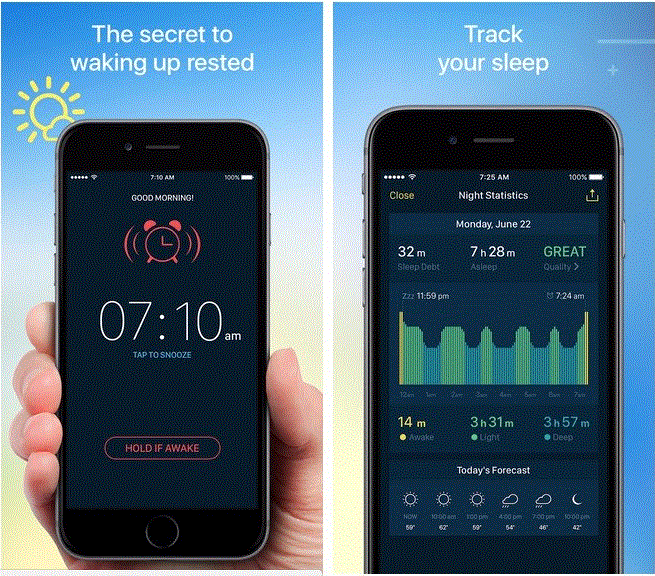 Good Morning - Ứng dụng báo thức thông minh  miễn phí trên Iphone