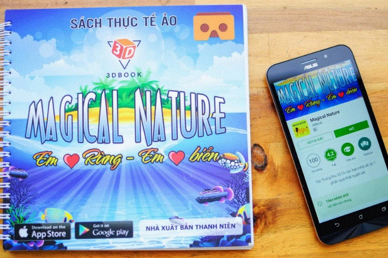 Trải nghiệm sách thực tế ảo cho trẻ vừa học vừa chơi