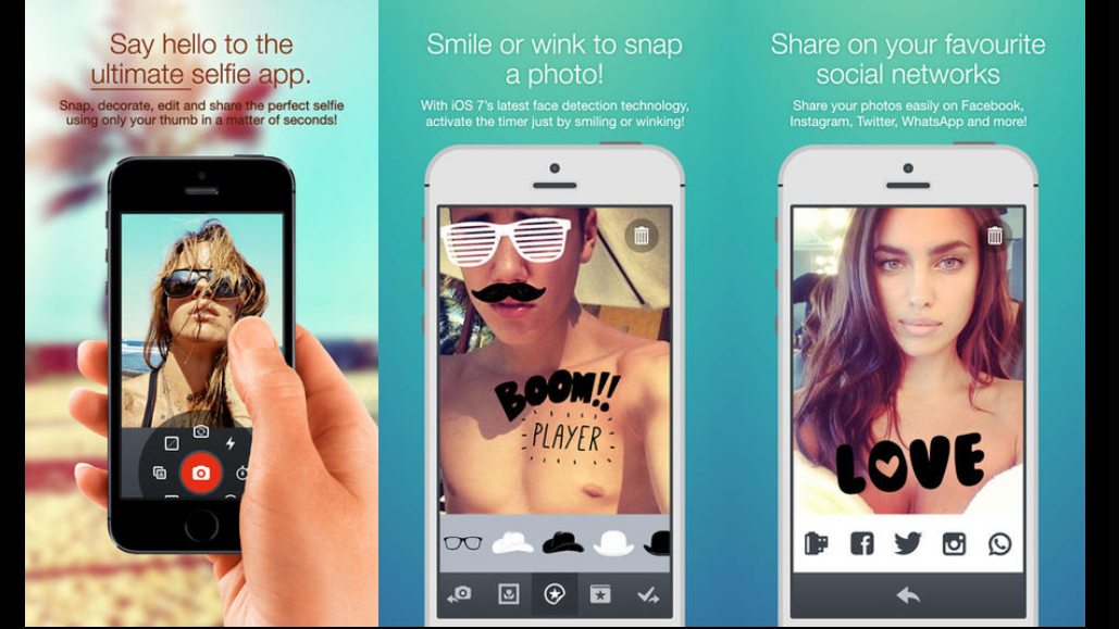 Những ứng dụng giúp ảnh chụp selfie hấp dẫn hơn