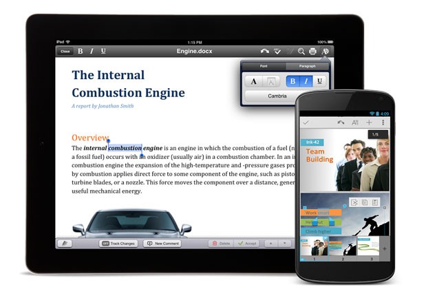 Google miễn phí QuickOfffice trên cả iOS và Android