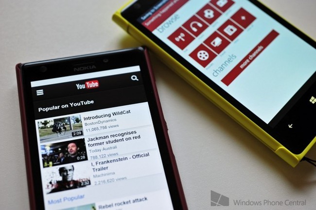 Microsoft đầu hàng Google vụ YouTube cho Windows Phone
