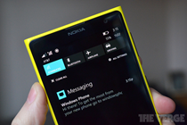 Windows Phone 8.1 lại lộ ảnh chụp về Notification Center mới 