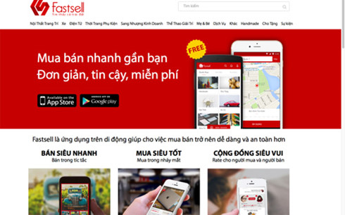 Fastsell – chợ thế hệ mới trên điện thoại di động