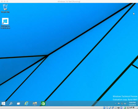 Trải nghiệm Windows 10 trên máy tính Mac