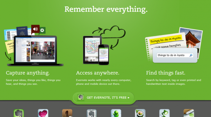 Evernote phiên bản mới có thiết kế Material Design với nhiều tính năng hữu ích