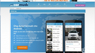 Ứng dụng Carmudi: phân loại xe hơi chuyên nghiệp