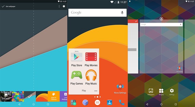 Nova Launcher thêm giao diện Lollipop lên các máy Android