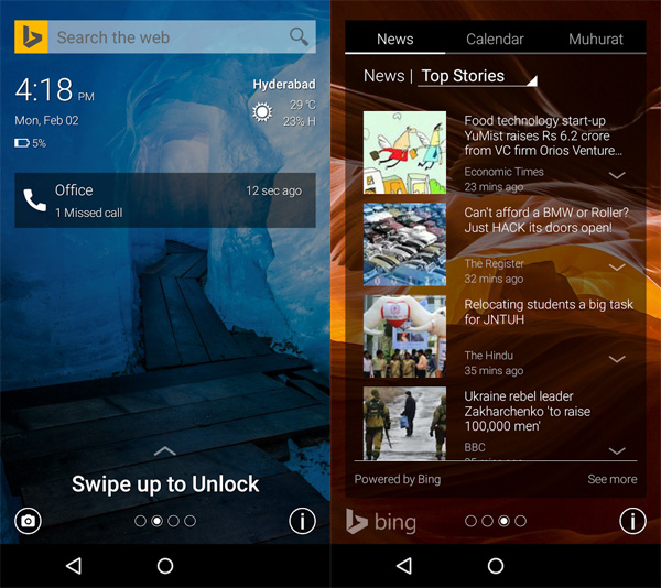 Tín đồ Android lại được nhận ứng dụng màn hình khoá miễn phí cực chất từ Microsoft