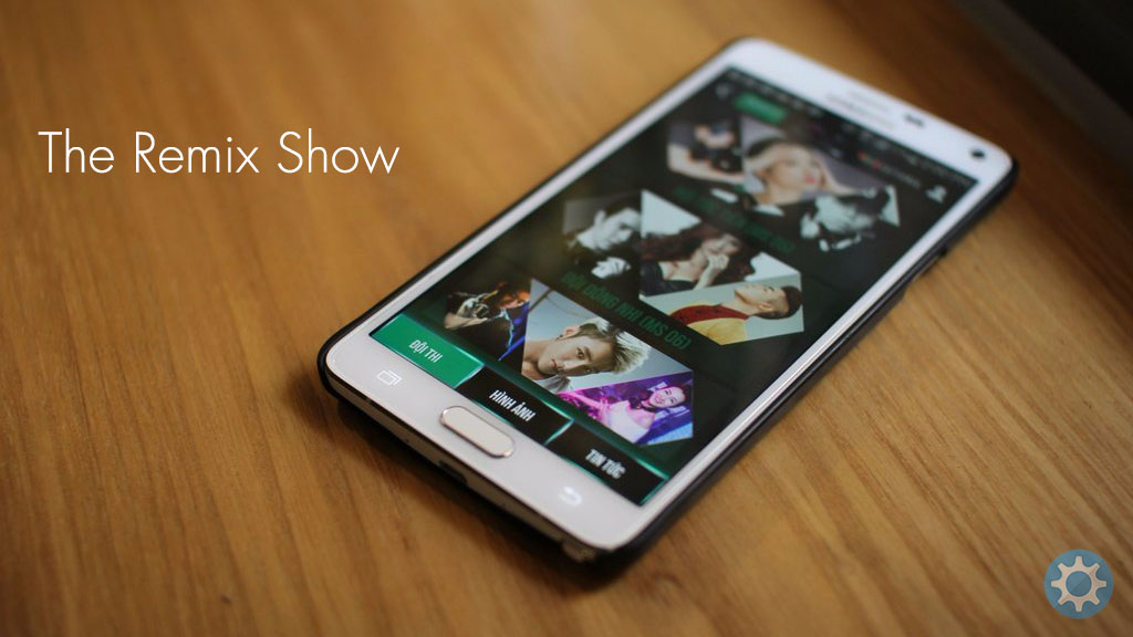 Ứng dụng xem The Remix Hòa âm ánh sáng trên smartphone. 