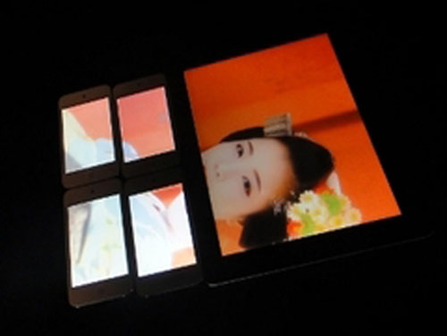 Tạo màn hình duy nhất từ nhiều thiết bị cảm ứng 