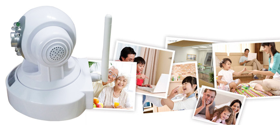 Camera IP không dây kết nối bằng Wi-Fi tiện lợi