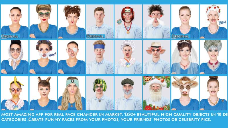 Create A New Face: Ứng dụng chỉnh sửa ảnh vui nhộn dành cho người dùng Windows Phone