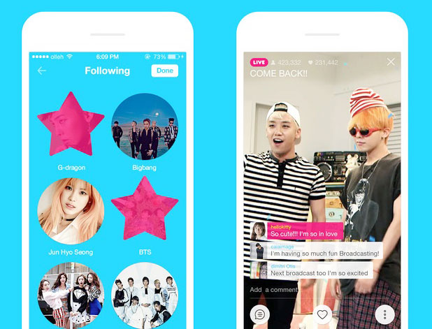 Viettel ra gói cước 3G xem không giới hạn ứng dụng giải trí V Line Hàn Quốc