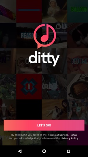 Ditty: Hát những gì bạn nhập