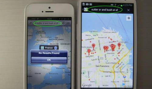 Google cân nhắc phát triển ứng dụng Maps cho iOS 6