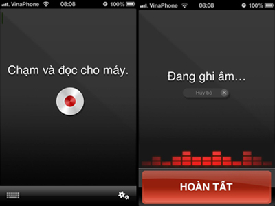 Ứng dụng chuyển giọng nói tiếng Việt thành văn bản