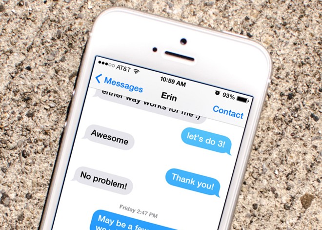 iPhone chạy iOS 7.0.2 không gửi được tin nhắn iMessage 