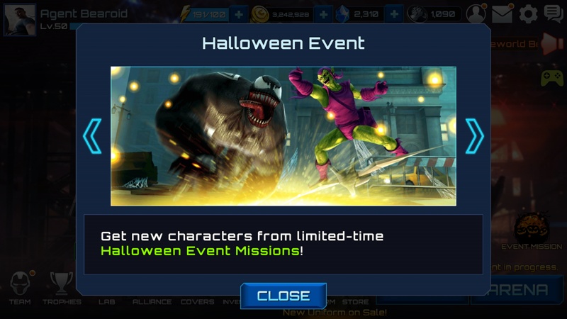 Marvel Future Fight cập nhật Halloween, thêm 3 nhân vật mới