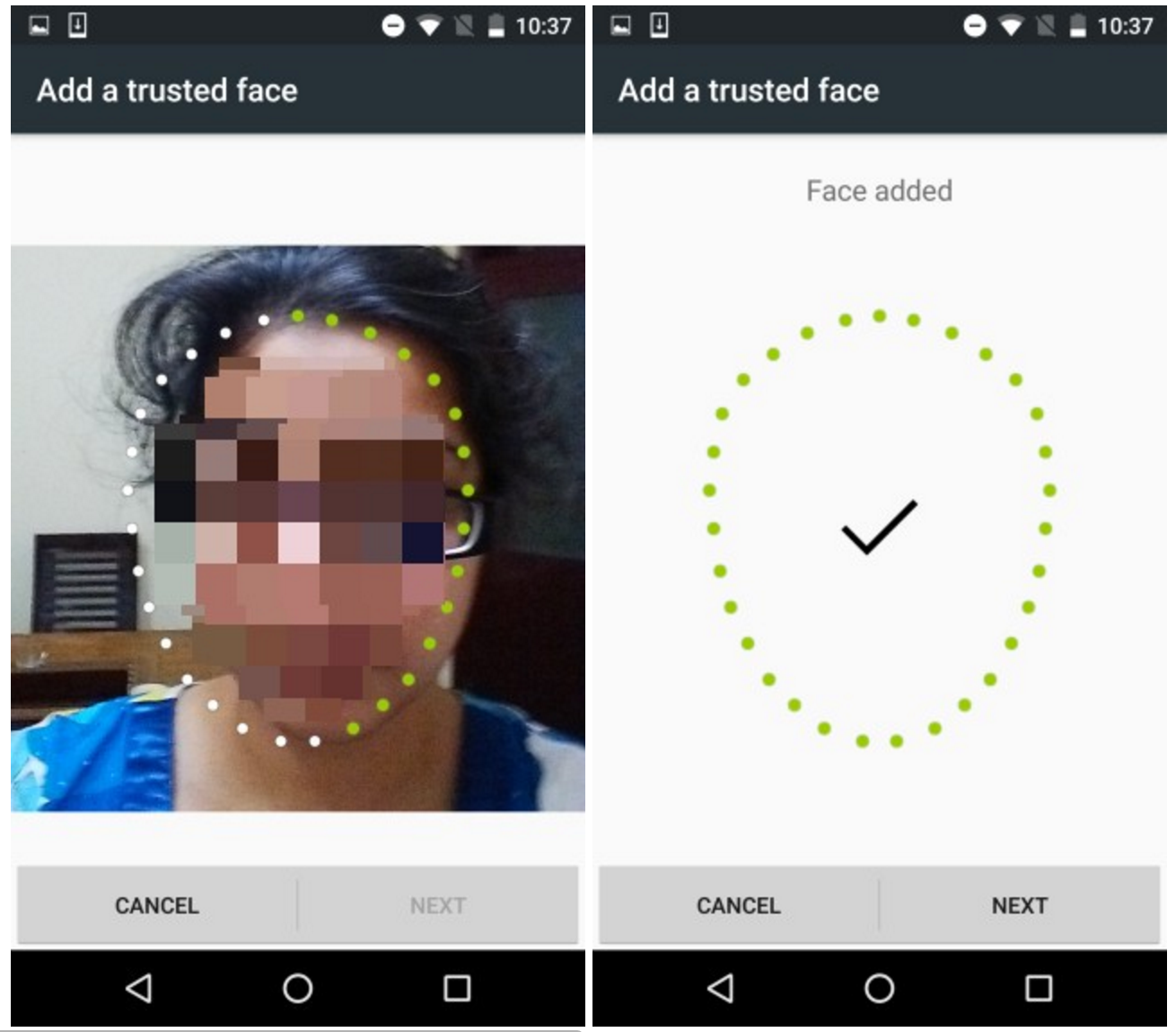 Mẹo mở khóa điện thoại Android chỉ bằng một cái nhìn