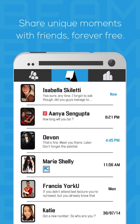 Beam Messenger, ứng dụng nhắn tin có thể soi thấu 'tim đen' của người dùng
