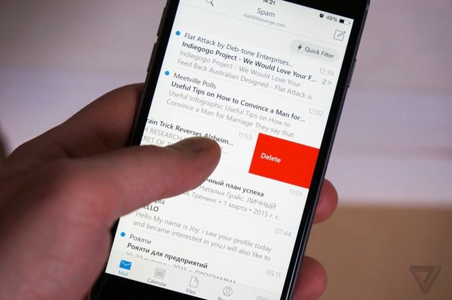 Outlook - Ứng dụng email tốt nhất trên iPhone ra mắt