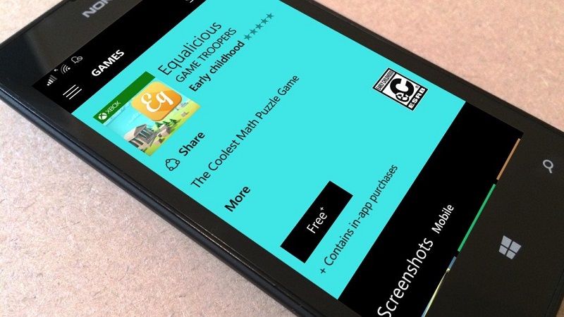 Equalicious: Thử tài học toán trên Windows Phone