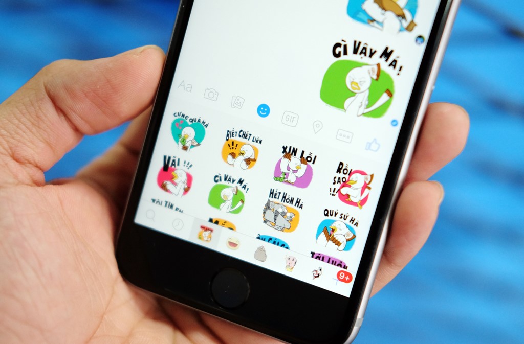 Facebook ra bộ sticker tiếng Việt đầu tiên. 