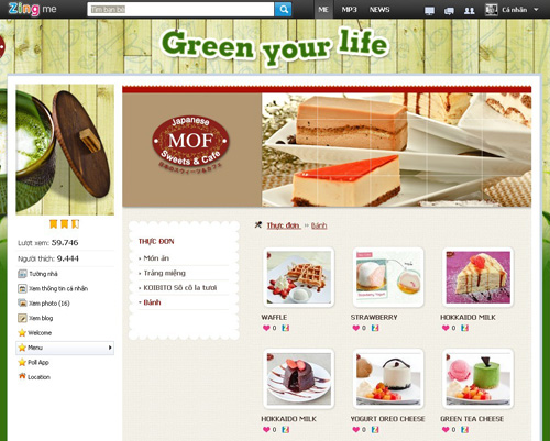 Zing Me ra mắt ứng dụng Thiên đường ẩm thực 