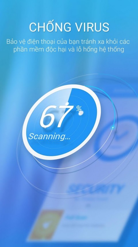 Ứng dụng 360 Security Lite cho Android miễn phí. 