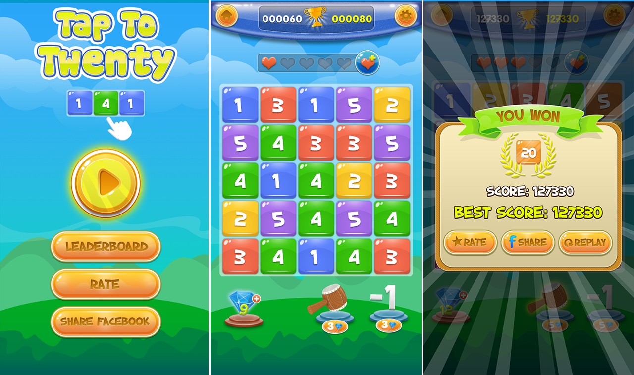 Tap To Twenty: Game offline siêu hay dùng chơi lúc rảnh