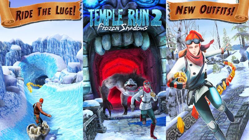 Temple Run 2 cập nhật phiên bản giáng sinh Frozen Shadows