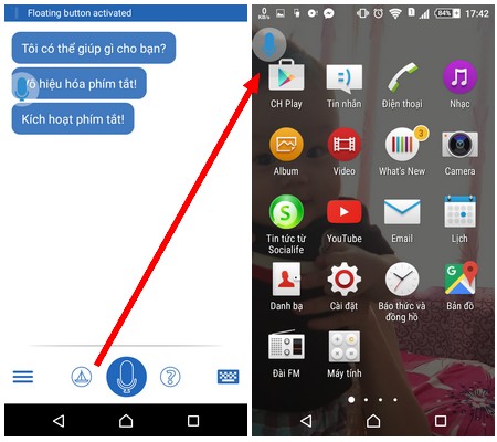 “Trợ lý ảo” dành riêng cho người Việt sử dụng smartphone chạy Android