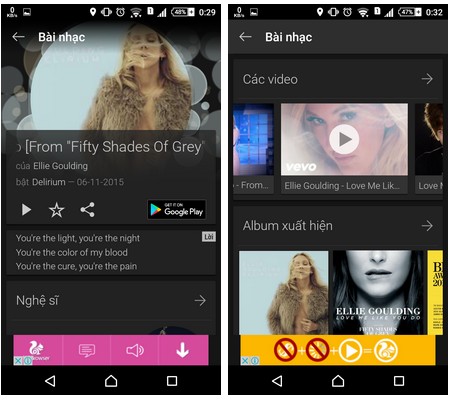 Ứng dụng giúp tìm kiếm thông tin bài hát qua giai điệu