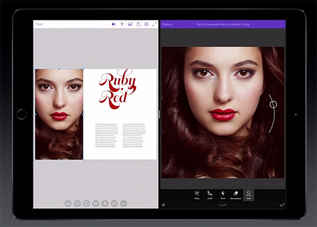 Ứng dụng Photoshop trên iOS đã hỗ trợ iPad Pro