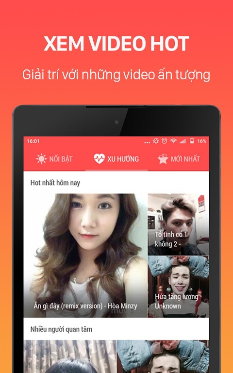  Muvik - Ứng dụng quay video selfie cho Android