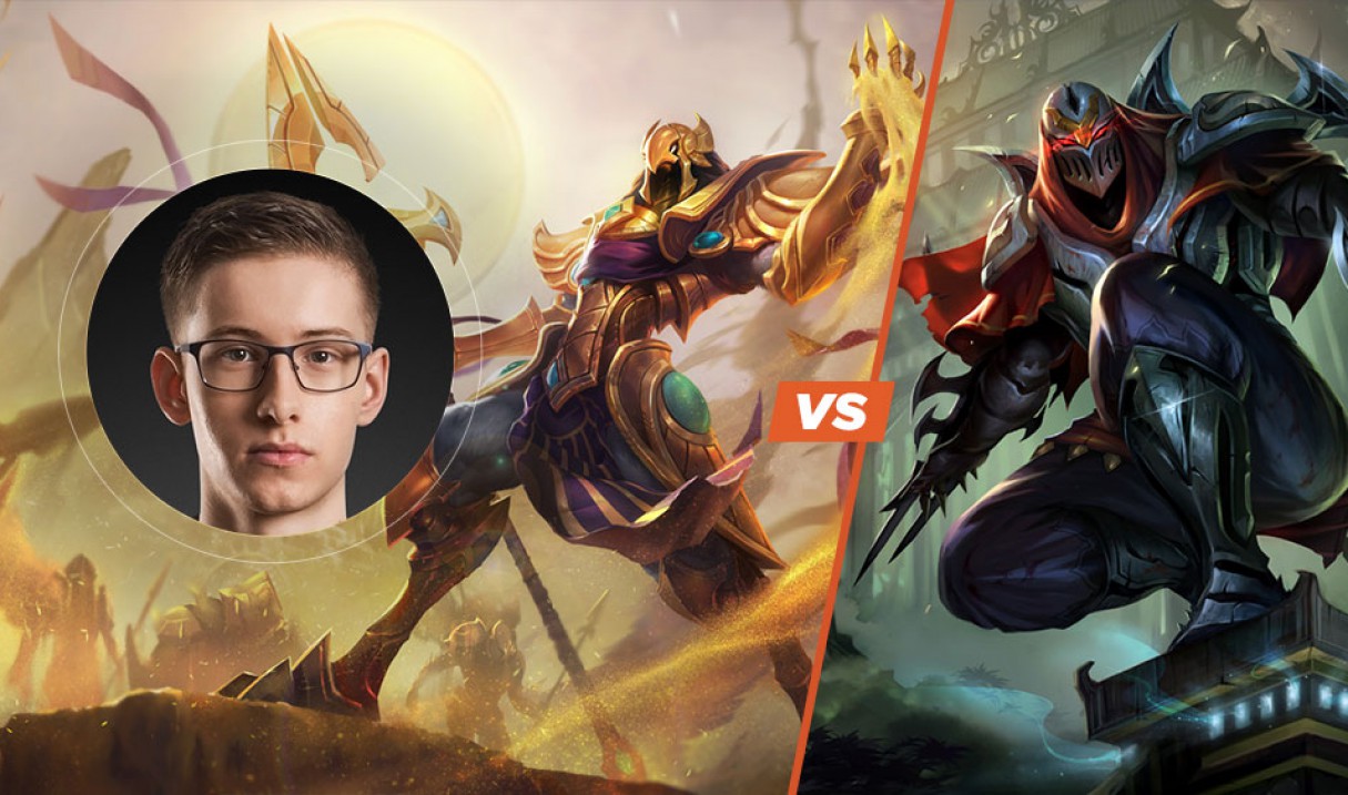 LMHT: Tài năng trẻ Sofm cùng Zed đối đầu với Azir của Bjergsen