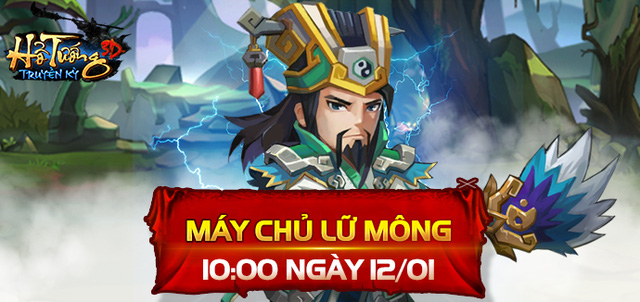 Hổ Tướng Truyền Kỳ khai mở máy chủ Lữ Mông, phát tặng Giftcode