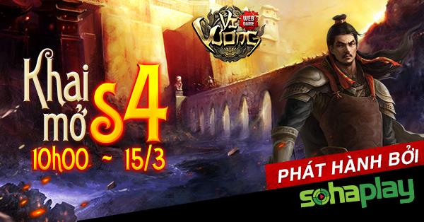 SohaPlay tặng 100 Vipcode Webgame Vi Vương nhân dịp mở máy chủ mới