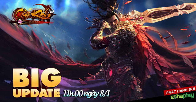 SohaPlay tặng 300 Giftcode Webgame Cửu Kiếm HD nhân dịp Big Update