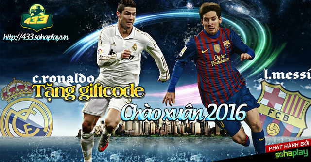 SohaPlay tặng 500 Gift Code Webgame 433 chào xuân mới 2016