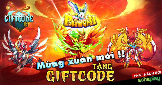 SohaPlay tặng 500 Vipcode Webgame Pokiwar đầu năm mới