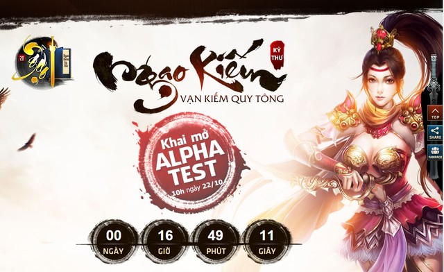 Tặng 1000 Gift Code Ngạo Kiếm Kỳ Thư trị giá 2 triệu VNĐ