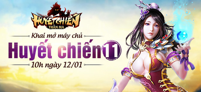 Tặng 300 Gift Code Huyết Chiến Thần Ma mừng máy chủ mới