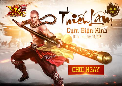 Tặng 300 Gift Code Ngạo Kiếm Vô Song server mới Thiếu Lâm