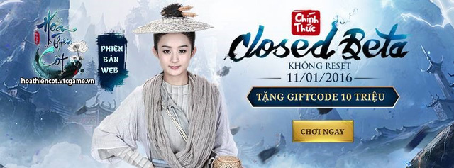 Tặng 500 Gift Code Hoa Thiên Cốt Web nhân ngày mở cửa