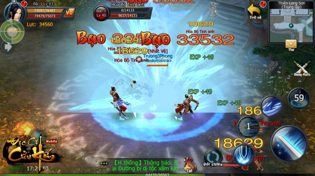 Bản update mới của Độc Cô Cửu Kiếm Mobile khiến gamer thích PK khốn đốn